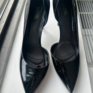 Michael Kors Shiny Black Heels